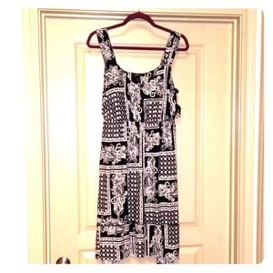 Black and white dress
